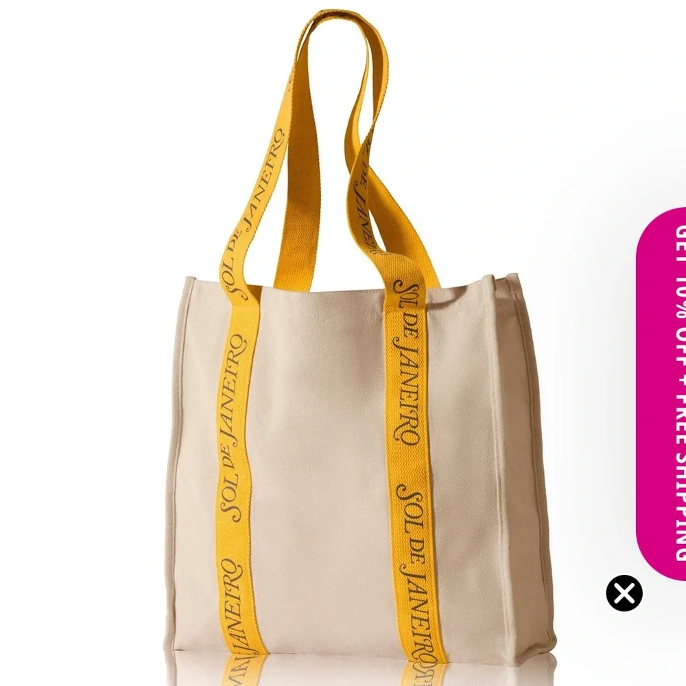 Sol de Janeiro Canvas Tote  NWOT!